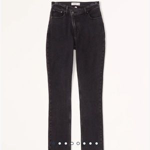 Abercrombie curve love ultra high rise 90s slim straight